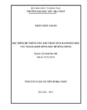 Tóm tắt Luận án Tiến sĩ Địa chất: Đặc điểm hệ thống dầu khí trầm tích Kainozoi khu vực ngoài khơi Đông Bắc bể Sông Hồng