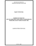 Luận án Tiến sĩ Hóa học: Nghiên cứu phân tích một số kháng sinh thuộc nhóm fluoroquinolon trong mẫu huyết tương và nước tiểu