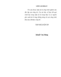 Luận án Tiến sĩ Lịch sử: Đảng bộ Quân chủng Phòng không - Không quân lãnh đạo công tác xây dựng tổ chức cơ sở đảng từ năm 2005 đến năm 2015