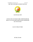 Luận văn Thạc sĩ Y học: Đánh giá nhu cầu sử dụng y học cổ truyền điều trị bệnh lý cơ xương khớp tại huyện Thuận Thành tỉnh Bắc Ninh năm 2019