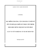 Luận văn tốt nghiệp Bác sĩ nội trú: Đặc điểm lâm sàng, cận lâm sàng và một số yếu tố liên quan đến suy thận cấp ở bệnh nhân hội chứng thận hư nguyên phát