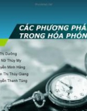 Báo cáo tiểu luận: Các phương pháp tách trong hóa phóng xạ