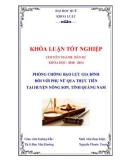 Khóa luận Tốt nghiệp: Phòng chống bạo lực gia đình đối với phụ nữ qua thực tiễn tại huyện Nông Sơn, tỉnh Quảng Nam