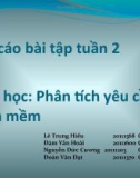 Báo cáo Bài tập tuần 2 môn học Phân tích và yêu cầu phần mềm 2