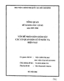 Tổng quan đề tài khoa học cấp Bộ năm 2005-2006: Vấn đề nhân dân giám sát các cơ quan dân cử ở nước ta hiện nay