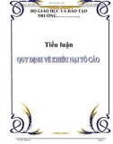 Tiểu Luận: Luật Hành Chánh