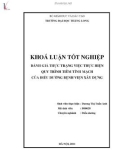 Khóa luận tốt nghiệp: Đánh giá thực trạng việc thực hiện quy trình tiêm tĩnh mạch của điều dưỡng Bệnh viện Xây Dựng