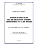 Luận văn tốt nghiệp Dược sĩ đại học: Nghiên cứu thành phần hóa học phân đoạn N-Hexan của cây An điền nón Hedyotis pilulifera (Pit.) T.N.Ninh – Rubiaceae