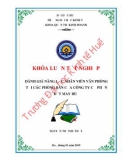 Khóa luận tốt nghiệp Quản trị kinh doanh: Đánh giá năng lực nhân viên văn phòng tại các phòng ban của Công ty Cổ phần Dệt May Huế