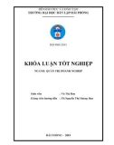 Khóa luận tốt nghiệp ngành Quản trị kinh doanh: Giải pháp hoàn thiện chế độ đãi ngộ tại Công ty lưới điện cao thế miền Bắc- Chi nhánh lưới điện cao thế Hải Phòng