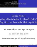 Đề tài nghiên cứu khoa học: Bài giảng điện tử môn Lý thuyết Galoa theo hướng tích cực hóa nhận thức người học