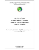 Giáo trình Kế toán quản trị (Nghề: Kế toán doanh nghiệp - Cao đẳng) - Trường Cao đẳng Cơ giới (2022)