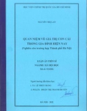 Luận án Tiến sĩ Xã hội học: Quan niệm về giá trị con cái trong gia đình hiện nay(Trường hợp Thành phố Hà Nội)