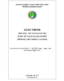 Giáo trình Kế toán quản trị (Nghề: Kế toán doanh nghiệp - LT Cao đẳng) - Trường Cao đẳng Cơ giới (2022)