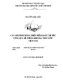 Luận văn Thạc sĩ Kinh tế: Các giải pháp hoàn thiện kiểm soát chi tiêu công qua hệ thống Kho bạc nhà nước Việt Nam