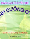 Chuyên đề: Suy dinh dưỡng ở trẻ em