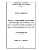 Luận án Tiến sĩ Quản trị kinh doanh: Đánh giá tác động của đặc điểm nhân khẩu học của Giám đốc điều hành (CEO), ưu đãi thuế và phi thuế đến kết quả hoạt động của doanh nghiệp trong ngành nghiên cứu khoa học và phát triển công nghệ tại Việt Nam