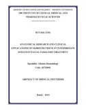 Abstract of Medical Phd thesis: Anatomical research and clinical applications of masseter nerve in intermediate duration facial paralysis treatment