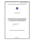 Summary of chemical doctoral thesis: Research on building a dataset for qualitative and quantitative analysis of active ingredients in F. multiflora (Thunberg) Haraldson by high performance liquid chromatography