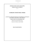 Summary of Doctoral thesis: A study of attracting private investment in Vietnam's electricity industry in the form of public private partnership (PPP)