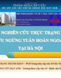 Báo cáo: Nghiên cứu thực trạng cấp cứu ngừng tuần hoàn ngoại viện tại Hà Nội