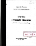 Giáo trình Lý thuyết tài chính (Tái bản lần thứ ba, có sửa chữa, bổ sung): Phần 1