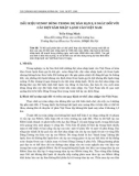 Báo cáo nghiên cứu khoa học Dấu hiệu synop dùng trong dự báo hạn 2, 3 ngày đối với các đợt xâm nhập lạnh vào Việt Nam 