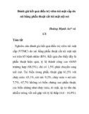 báo cáo y học: Đánh giá kết quả điều trị viêm túi mật cấp do sỏi bằng phẫu thuật cắt túi mật nội soi