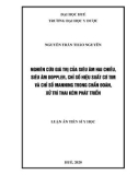 Luận án Tiến sĩ Y học: Nghiên cứu giá trị của siêu âm hai chiều, siêu âm Doppler, chỉ số hiệu suất cơ tim và chỉ số Manning trong chẩn đoán, xử trí thai kém phát triển