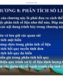 Bài giảng Phương pháp nghiên cứu khoa học - Chương 8: Phân tích số liệu