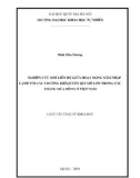 Luận văn Thạc sĩ Khoa học: Nghiên cứu mối liên hệ giữa hoạt động xâm nhập lạnh với các trường khí quyển qui mô lớn trong các tháng mùa đông ở Việt Nam