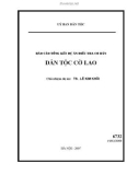 Báo cáo tổng kết dự án điều tra cơ bản: Dân tộc Cờ Lao