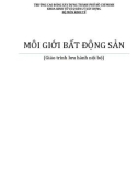 Giáo trình Môi giới bất động sản