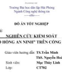 Báo cáo tốt nghiệp: Nghiên cứu kiểm soát các lỗ hổng an ninh trên cổng điện tử