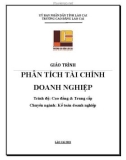 Giáo trình Phân tích tài chính doanh nghiệp (Nghề: Kế toán doanh nghiệp - Trình độ: Cao đẳng & Trung cấp) - Cao đẳng Cộng đồng Lào Cai