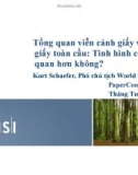 Báo cáo Tổng quan viễn cảnh giấy và bột giấy toàn cầu: Tình hình có khả quan hơn không?