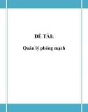 Đồ án tốt nghiệp - Phân tích thiết kế hệ thống - Quản lý phòng mạch