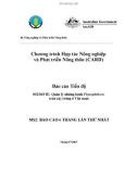 Báo cáo nghiên cứu nông nghiệp Quản lý những bệnh Phytophthora trên cây trồng ở Việt nam - MS2 