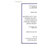 Tóm tắt luận văn Tiến sĩ Y học: Nghiên cứu vai trò của NT-ProBNP huyết tương và luân phiên sóng T điện tâm đồ trong tiên lượng bệnh nhân suy tim