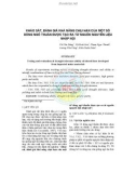 Khảo sát, đánh giá khả năng chịu hạn của một số dòng ngô thuần được tạo ra từ nguồn nguyên liệu nhập nội