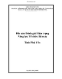 Báo cáo đánh giá hiện trạng năng lực tổ chức bộ máy tỉnh Phú Yên