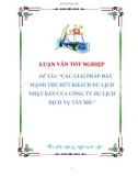 luận văn: Các biện pháp nâng cao chất lượng dịch vụ ăn, uống tại khoa Dinh Dưỡng - Bệnh viện phụ sản Trung ương