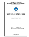 Khóa luận tốt nghiệp Văn hóa du lịch: Đánh giá tài nguyên du lịch nhân văn của thành phố Hưng Yên