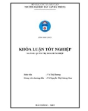 Khóa luận tốt nghiệp Quản trị doanh nghiệp: Biện pháp cải thiện tình hình tài chính tại chi nhánh bưu chính Viettel Hải Phòng - Tổng công ty CP Bưu chính Viettel