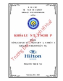 Khóa luận tốt nghiệp Quản trị kinh doanh: Nâng cao chất lượng dịch vụ lưu trú tại khách sạn Hilton Đà Nẵng