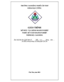 Giáo trình Tài chính doanh nghiệp (Nghề: Kế toán doanh nghiệp - Trình độ: Cao đẳng) - Trường Cao đẳng nghề Cần Thơ