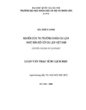 Luận văn Thạc sĩ Du lịch học: Nghiên cứu thị trường khách du lịch Nhật Bản đối với du lịch Việt Nam