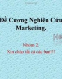 Báo cáo tiểu luận: Nghiên cứu phản ứng của người tiêu dùng với quảng cáo sữa tươi vinamilk