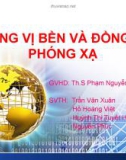 Báo cáo tiểu luận: Đồng vị bền và đồng vị phóng xạ