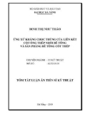 Tóm tắt Luận án tiến sĩ Kỹ thuật: Ứng xử kháng chọc thủng của liên kết cột ống thép nhồi bê tông và sàn phẳng bê tông cốt thép